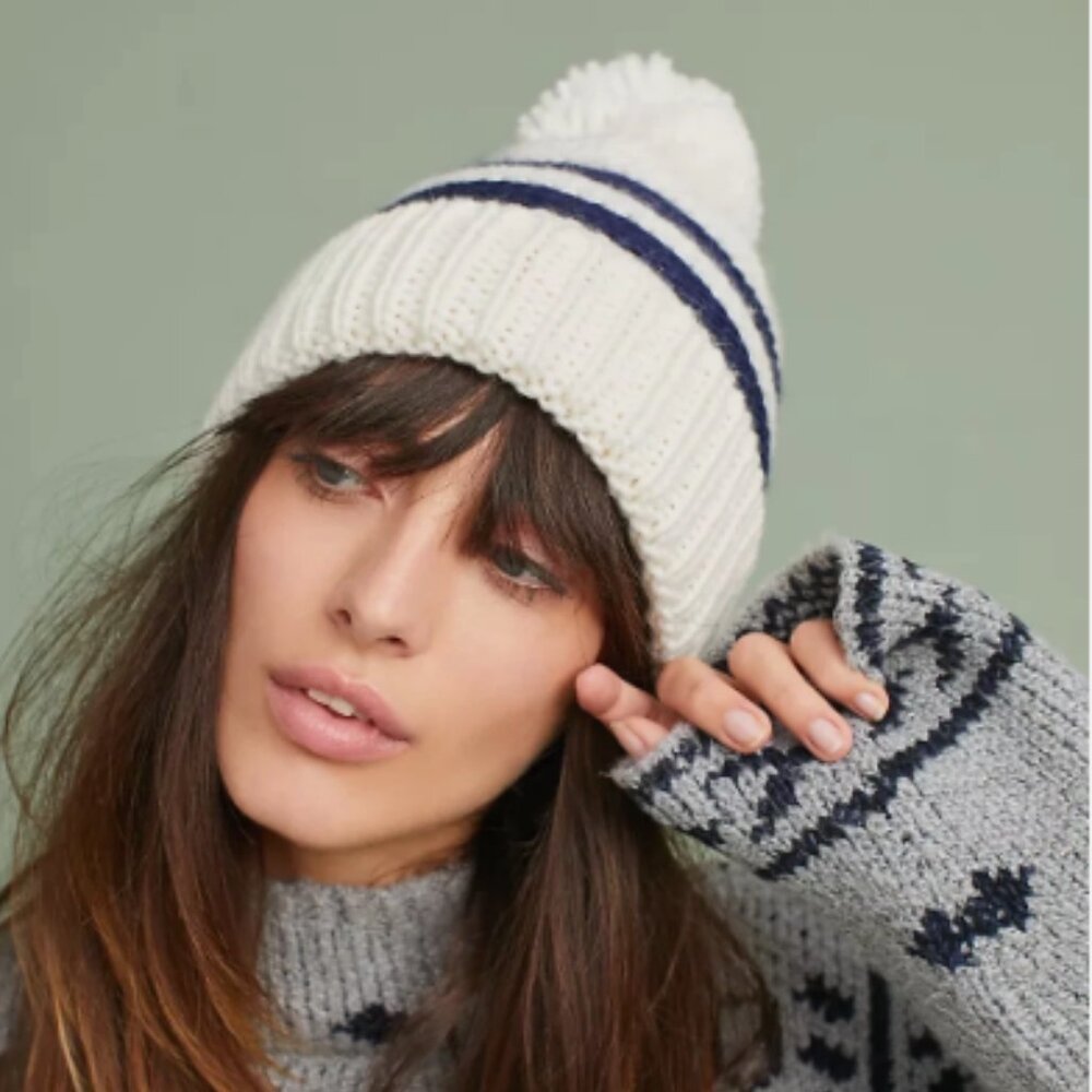 ANTHROPOLOGIE Sleeping on Snow Outbound Beanie Hat